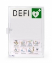 Plexiglas-Wandkasten für HeartSine AEDs, innen